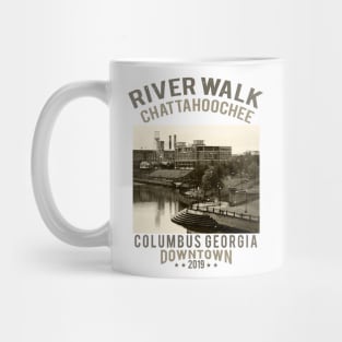 Chattahoochee River Walk Downtown Columbus Georgia Mug